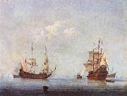 VELDE, Willem van de, the Younger Marine Landscape wer oil painting picture wholesale